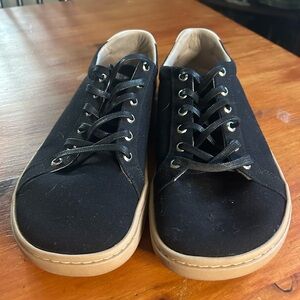 Origo Barefoot Everyday Black Canvas Shoes Sneakers Mens Size 10.5